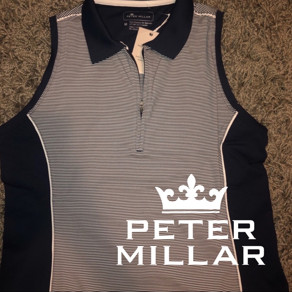 NWT Peter Miller 👑 Sleeveless Polo